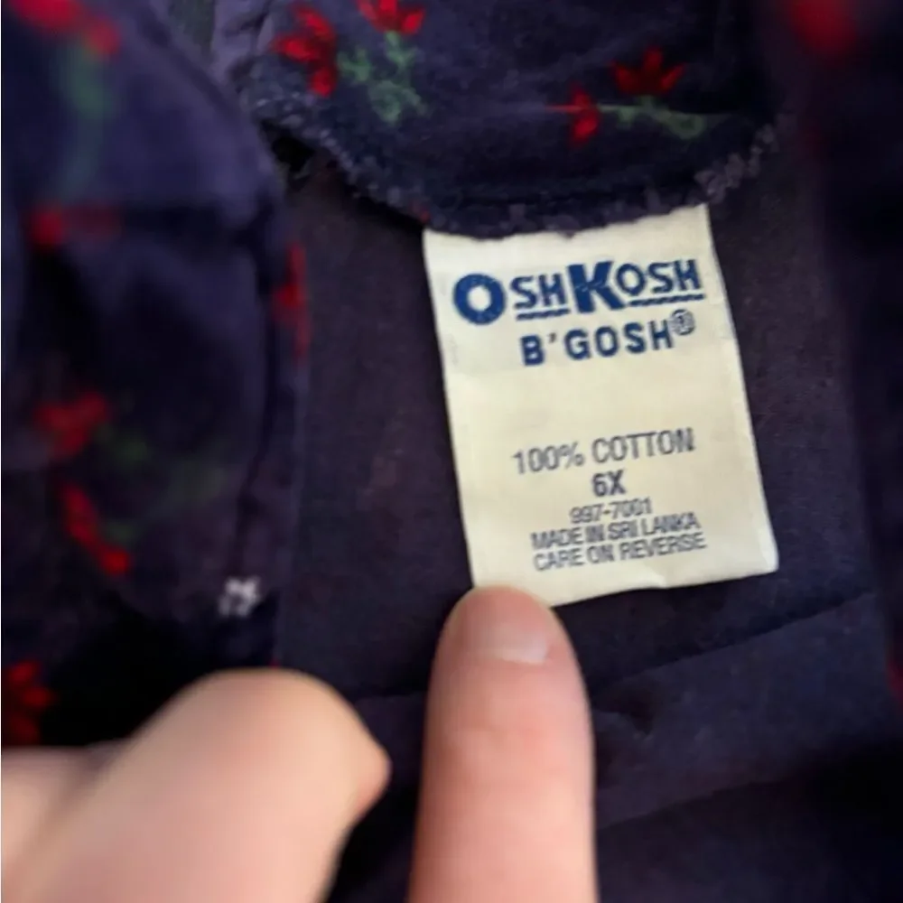 Osh Kosh B’Gosh Vintage Velour purple floral sleeveless dress